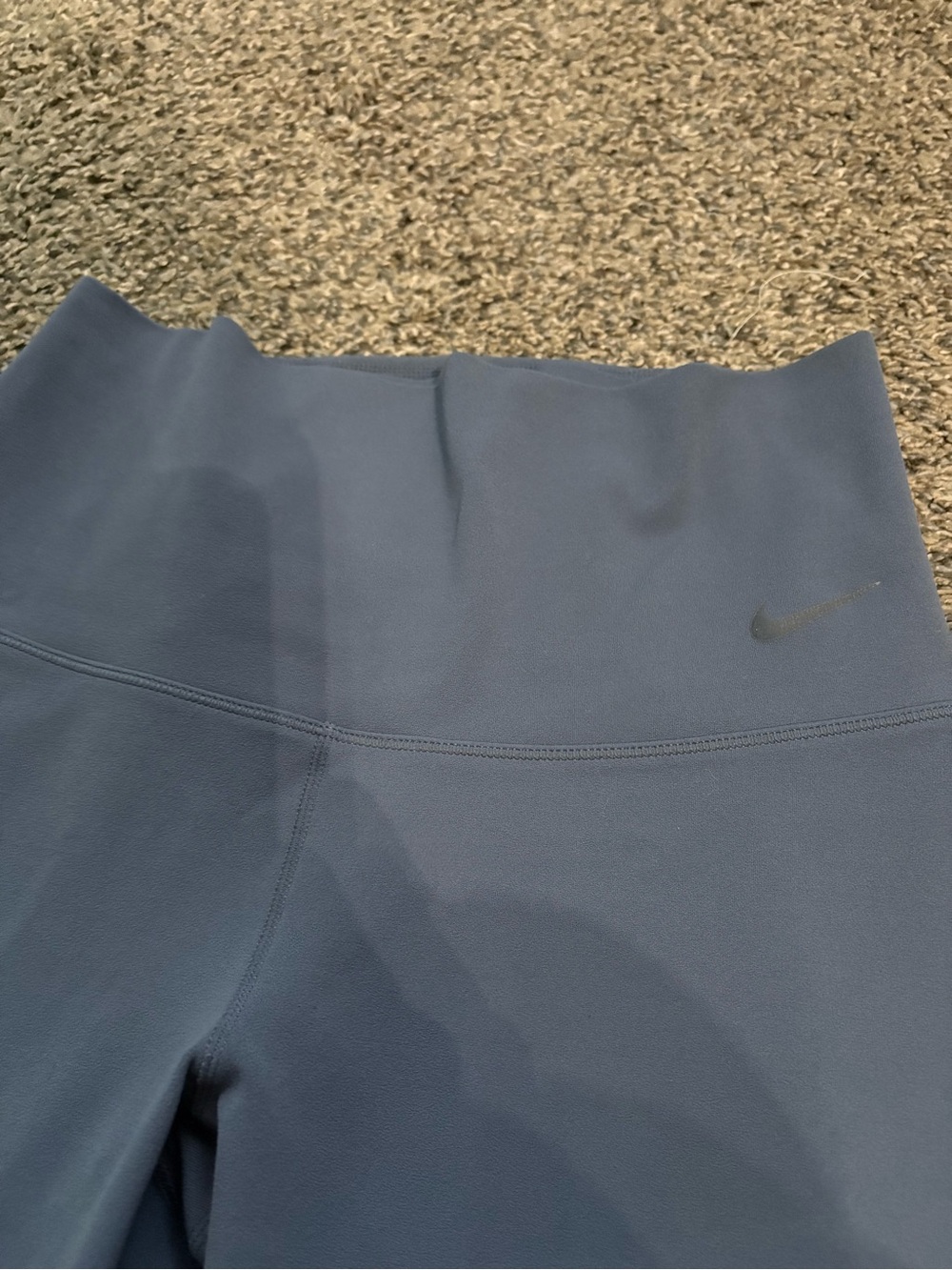 Nike Zenvy Dry Fit Leggings in Slate Blue - Picture 2 of 4